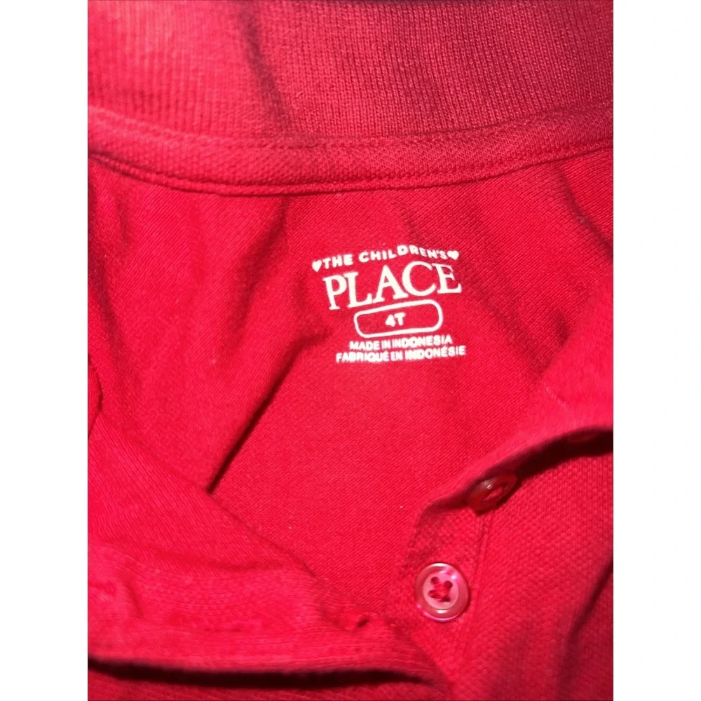 The Children's Place Girls 4T Red School Uniform Dress